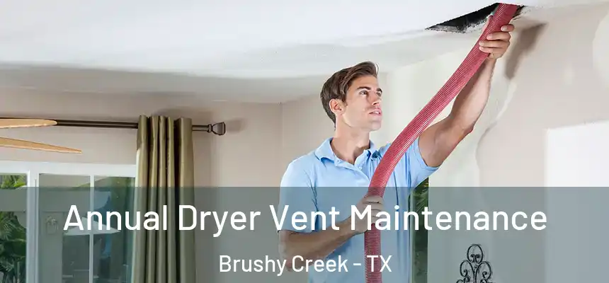  Annual Dryer Vent Maintenance Brushy Creek - TX